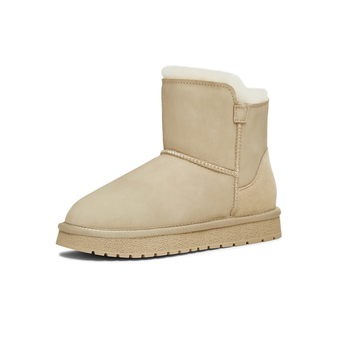 天美意2025冬新款商场同款厚底保暖休闲百搭女雪地靴CNA45DD5