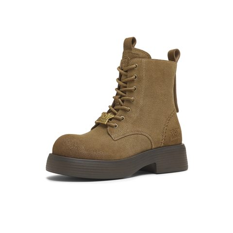 天美意2025冬新款商场同款玩具总动员联名百搭女马丁靴CCQ40DD5