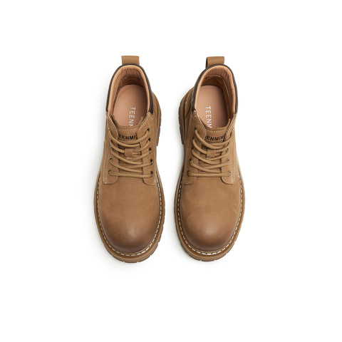 天美意2025冬新款商场同款厚底休闲百搭短靴男马丁靴3ZY01DD5