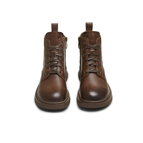 天美意2025冬新款商场同款厚底复古英伦风短靴女马丁靴BM051DD5