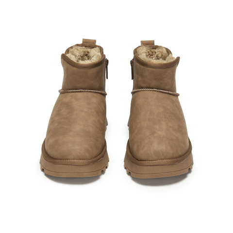 天美意2025冬新款户外休闲复古百搭运动潮流男雪地靴XDX51DD5