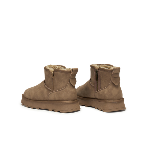 天美意2025冬新款户外休闲复古百搭运动潮流男雪地靴XDX51DD5