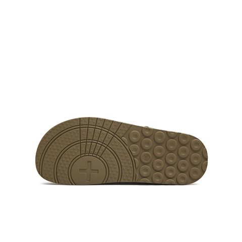 天美意2025冬新款复古纯色圆头毛绒保暖潮流女勃肯鞋KK083DM5