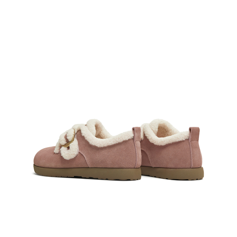 天美意2025冬新款复古纯色圆头毛绒保暖潮流女勃肯鞋KK083DM5