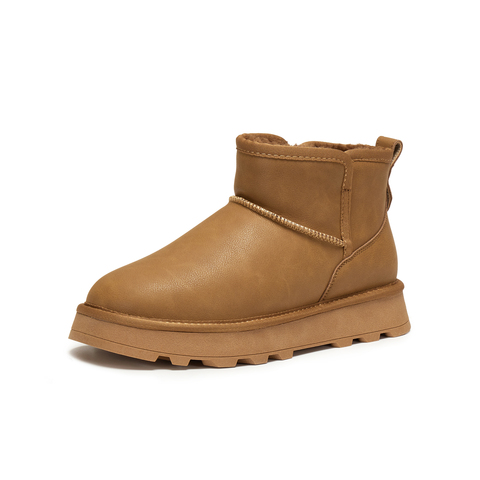 天美意2025冬新款户外休闲复古百搭运动潮流男雪地靴XDX51DD5