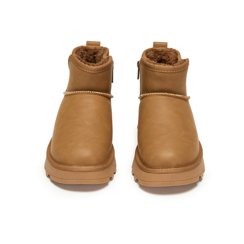 天美意2025冬新款户外休闲复古百搭运动潮流男雪地靴XDX51DD5