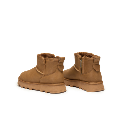 天美意2025冬新款户外休闲复古百搭运动潮流男雪地靴XDX51DD5