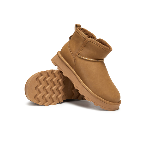 天美意2025冬新款户外休闲复古百搭运动潮流男雪地靴XDX51DD5