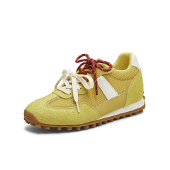 天美意2025秋新款复古百搭内增高双鞋带女阿甘德训鞋KG130CM5