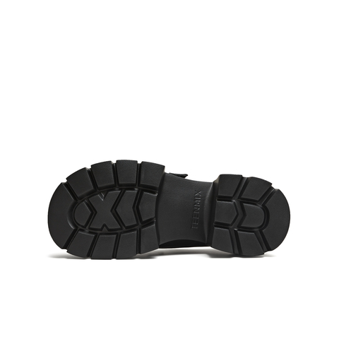 天美意2026春新款粗跟复古百搭学院风英伦女乐福鞋CMJ46AM6