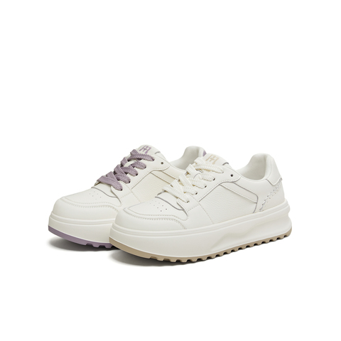 天美意2026春新款商场同款简约百搭松糕板鞋女休闲鞋BJ566AM6