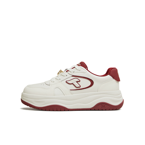 天美意2026春新款商场同款休闲百搭厚底小白鞋女板鞋CAH21AM6