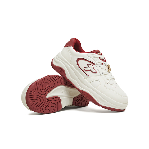 天美意2026春新款商场同款休闲百搭厚底小白鞋女板鞋CAH21AM6