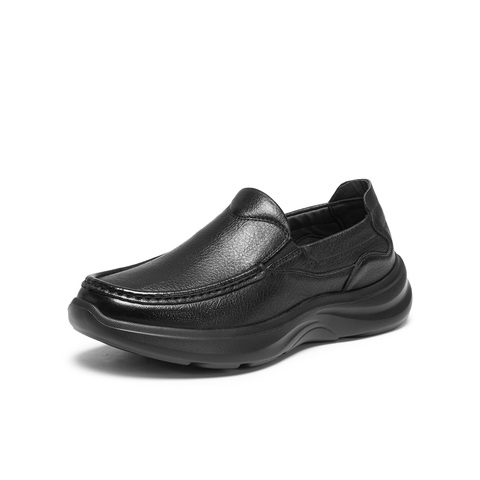 天美意2026春新款商场同款一脚蹬通勤上班男休闲皮鞋W58N6AM6