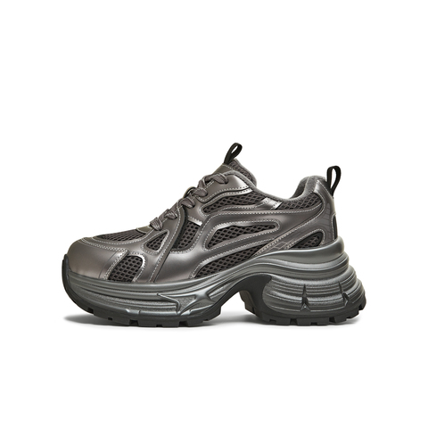 天美意2026春新款商场同款厚底系带运动户外女老爹鞋BM191AM6