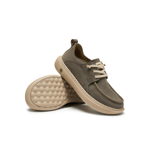 天美意2026春新款商场同款厚底英伦复古风皮鞋男工装鞋WC511AM6