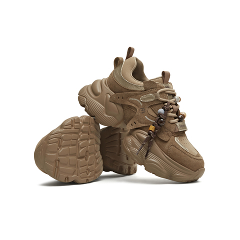 天美意2026春新款运动休闲百搭厚底系带户外女老爹鞋KD129AM6