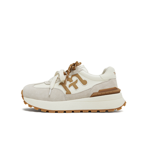 天美意2026春新款商场同款厚底复古百搭阿甘鞋女德训鞋BM601AM6