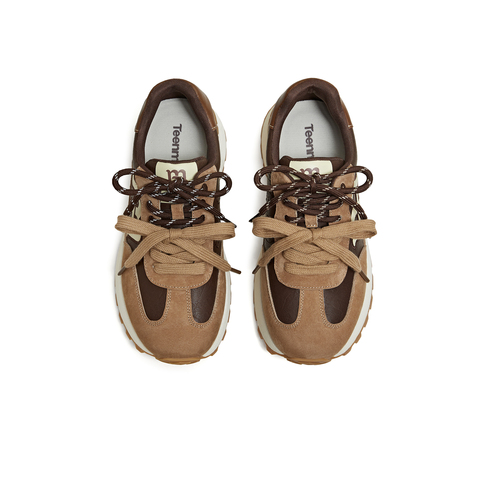 天美意2026春新款商场同款厚底复古百搭阿甘鞋女德训鞋BM601AM6