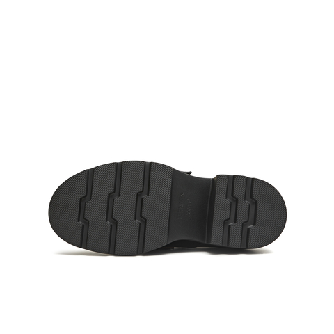 天美意2026春新款粗跟学院英伦乐福鞋复古皮鞋女单鞋KE089AA6