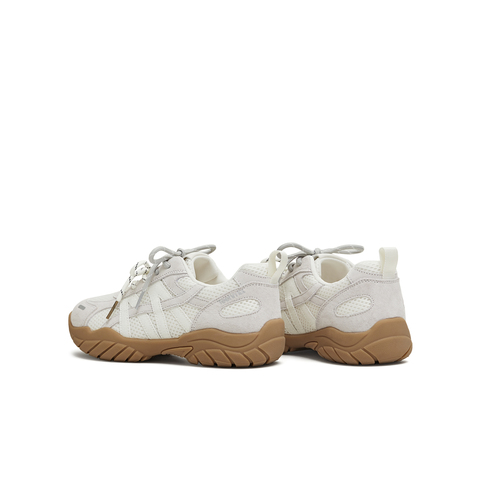 天美意2026春新款商场同款复古双鞋带阿甘鞋女德训鞋BM471AM6