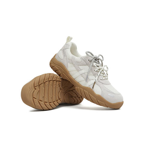 天美意2026春新款商场同款复古双鞋带阿甘鞋女德训鞋BM471AM6