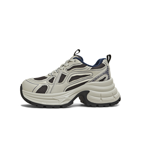 天美意2026春新款商场同款厚底系带运动户外女老爹鞋BM191AM6