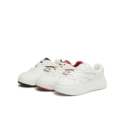 天美意2026春新款商场同款休闲百搭厚底小白鞋女板鞋CAH21AM6