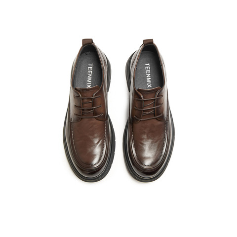 天美意2026春新款商场同款通勤套脚商务简约男休闲皮鞋W5138AM6