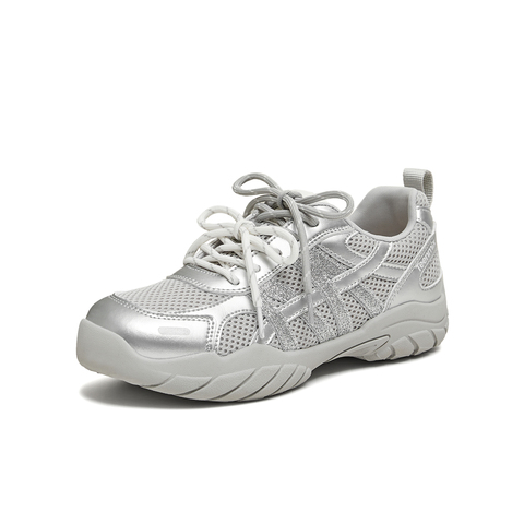 天美意2026春新款商场同款复古双鞋带阿甘鞋女德训鞋BM471AM6