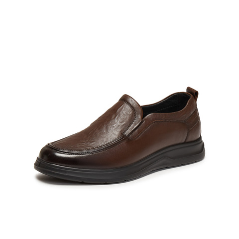 天美意2026春新款商场同款百搭外出上班日常男休闲皮鞋3ZK01AM6