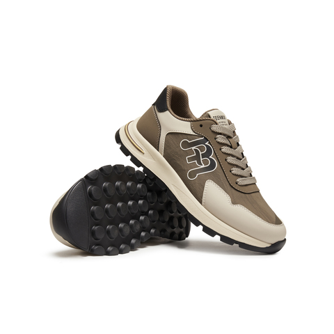 天美意2026春新款商场同款复古系带拼色运动男德训鞋WEA01AM6