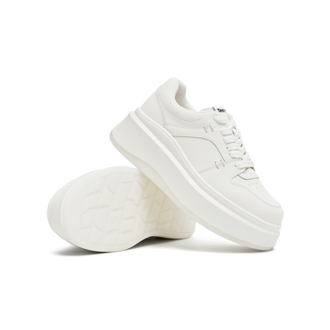 天美意2026春商场同款厚底增高简约小白鞋女休闲板鞋BM491AM6