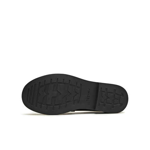 天美意2026春新款商场同款简约蝴蝶结皮鞋乐福鞋女单鞋CXC58AA6