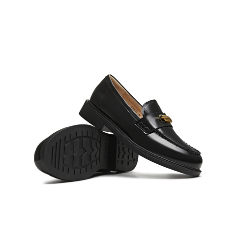 天美意2026春新款商场同款一脚蹬乐福鞋简约时尚女皮鞋CXC59AA6