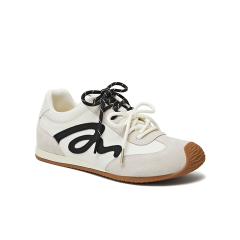 天美意2026春新款双鞋带百搭复古运动休闲潮流女德训鞋KG161AM6