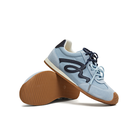 天美意2026春新款双鞋带百搭复古运动休闲潮流女德训鞋KG161AM6