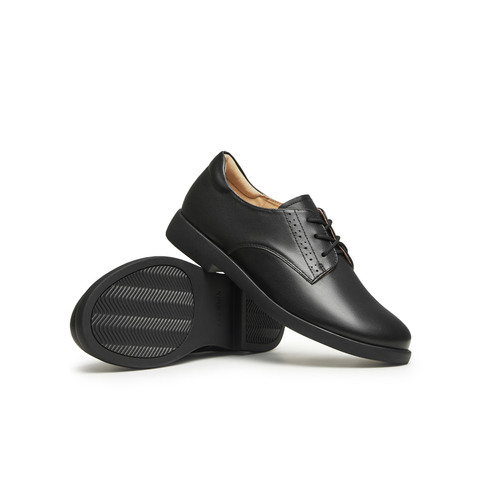 天美意2026春新款商场同款厚底复古百搭英伦鞋女单鞋CCJ50AM4