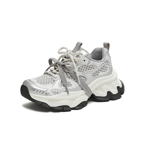 天美意2026春新款厚底舒适轻便潮流运动老爹鞋女休闲鞋KD136AM6