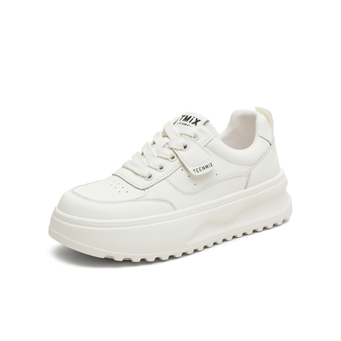 天美意2026春新款商场同款休闲板鞋运动厚底女小白鞋BJ564AM6