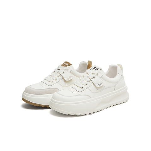 天美意2026春新款商场同款休闲板鞋运动厚底女小白鞋BJ564AM6