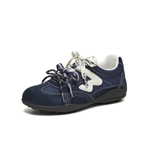 天美意2026春新款商场同款百搭复古平底运动女德训鞋BM771AM6