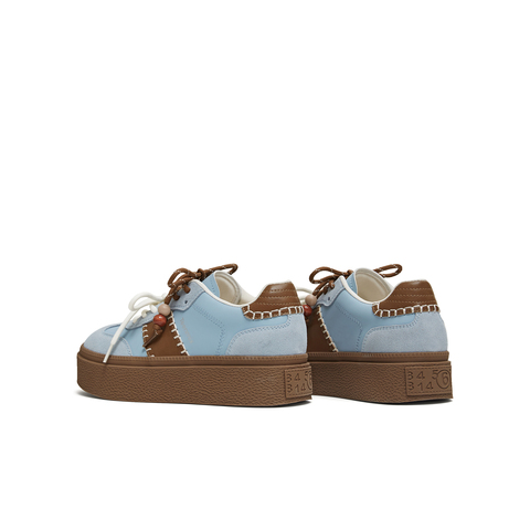 天美意2026春新款复古百搭厚底双鞋带小个子女德训鞋KG158AM6