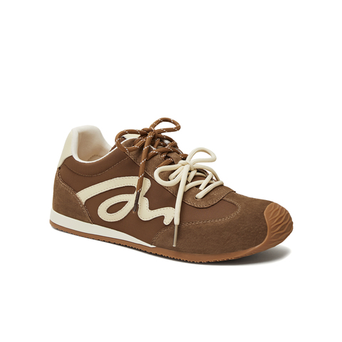 天美意2026春新款双鞋带百搭复古运动休闲潮流女德训鞋KG161AM6