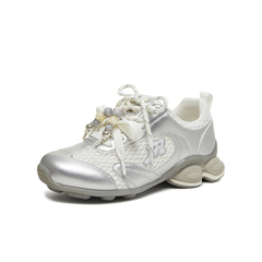 天美意2026春新款商场同款厚底运动复古休闲女德训鞋BM811AM6