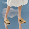 Toomanyshoes女鞋夏季新款Seattle粗跟穆勒拖女低跟包头凉鞋拖鞋