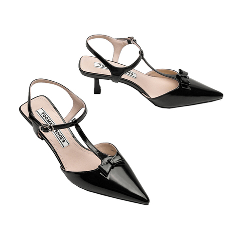 Toomanyshoes女鞋2024新款女团公演细高跟后空银色包头凉鞋女外穿