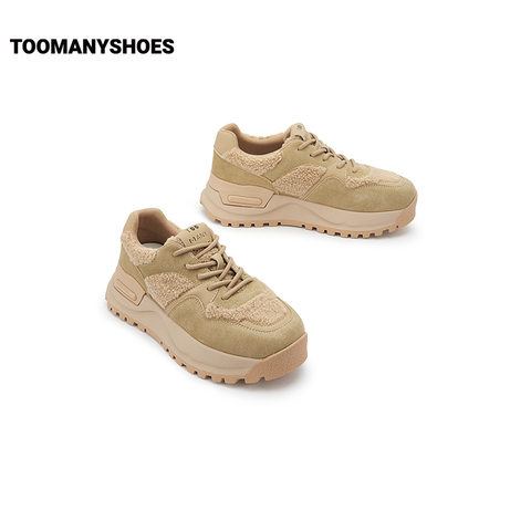 Toomanyshoes女鞋24新款咸果布丁阿甘德训鞋运动休闲厚底复古跑鞋