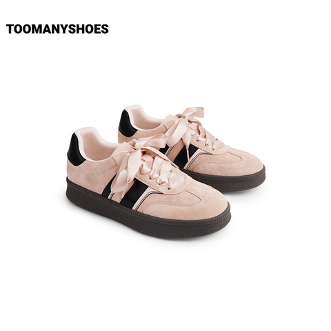 Toomanyshoes女鞋2025新款莓果派对厚底德训鞋时尚休闲运动鞋板鞋