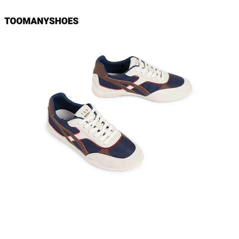 Toomanyshoes女鞋25新款城市游踪撞色时尚休闲运动跑鞋复古德训鞋